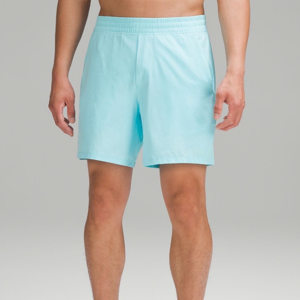 NWT Lululemon Pace Breaker Lined Short 7"
Cyan Blue